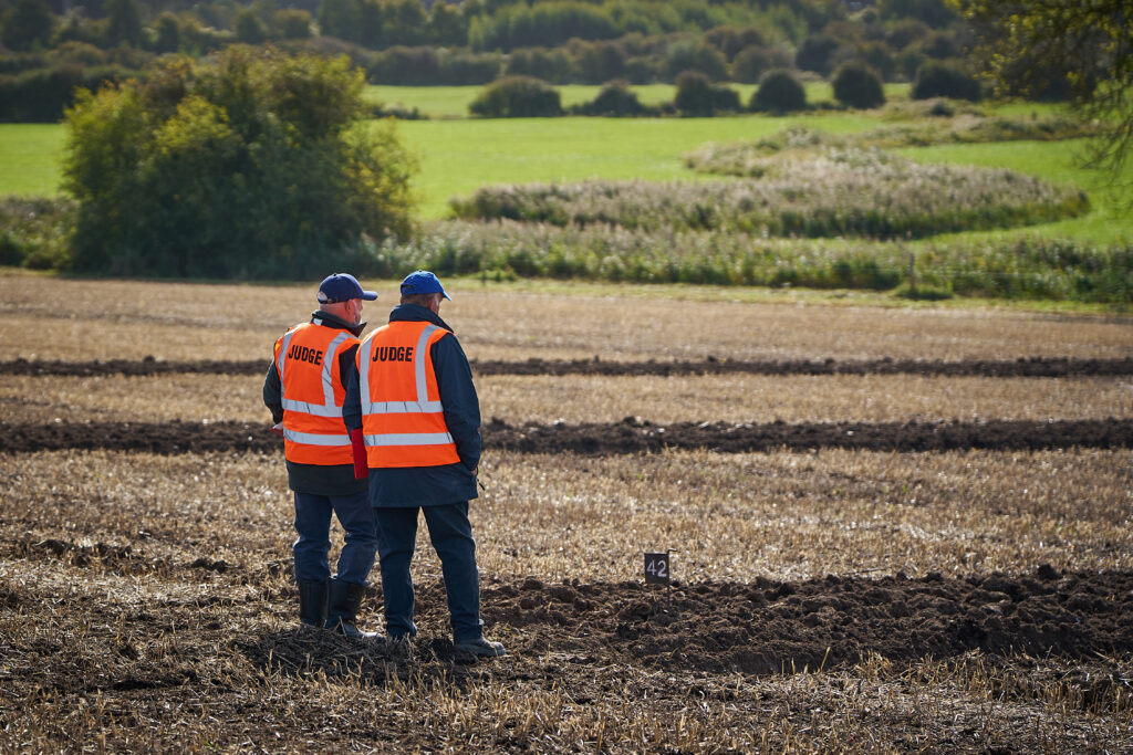 Vintage tractor ploughing Judges