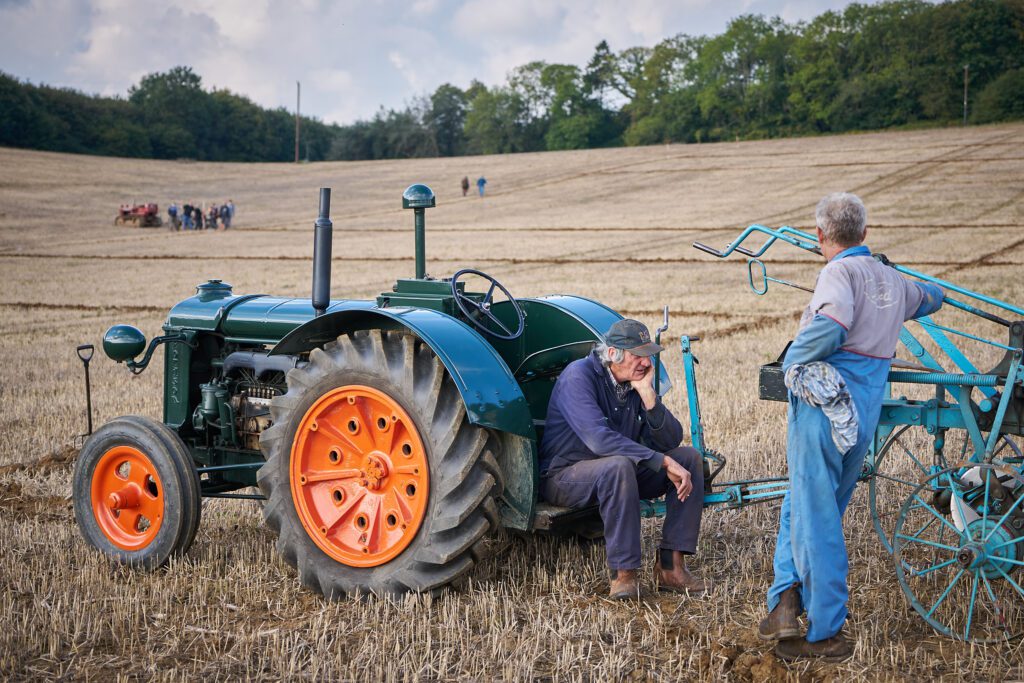 Ploughing Match with vintage tractors